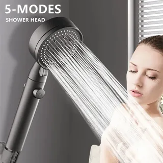 Pommeau de douche haute pression réglable