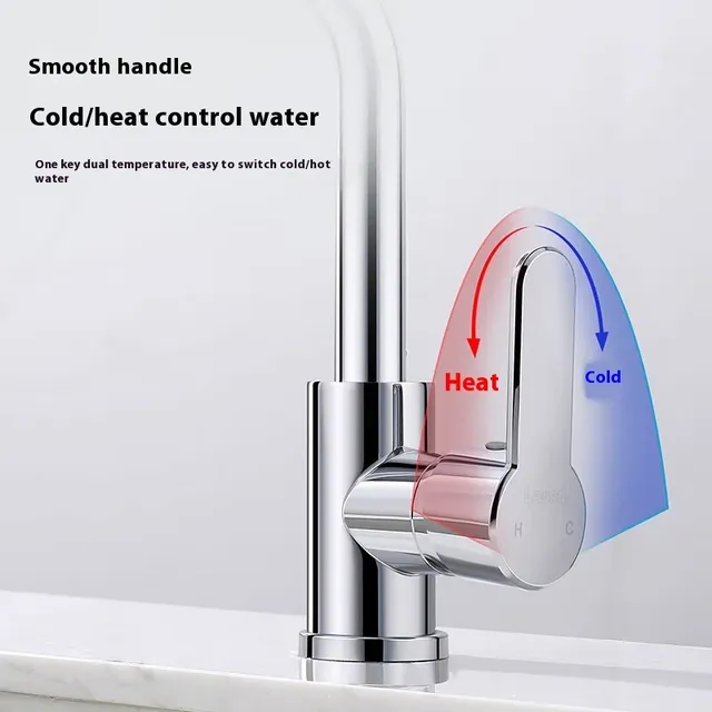 Robinet en acier inoxydable chromé – vue 5
