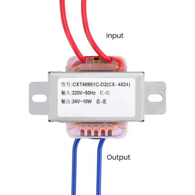 Transformateur abaisseur 10W 220V 24V isolation noyau… – vue 5