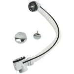 Crépine de vidange de baignoire avec trop-plein, Kit de salle de bains, filtre de bain pour déchets de bain Pop-Up dédié moderne