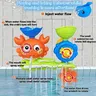 Jouet de bain interactif avec roue à eau rotative et… – vue 5