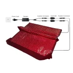 2025 nouveauté usage Commercial 180x90x30 cm corps complet relaxation soulagement de la douleur musculaire couverture de Sauna rouge et infrarouge