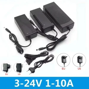 Adaptateur d’alimentation AC 220V DC 3V 5V 6V 8v 9V 10V 12V 24V, chargeur adaptateur 1A 2A 3A 5A 6A 8A universel pour caméra de vidéosurveillance à lumière LED Adaptateur d’alimentation AC 220V DC 3V 5V 6V 8v 9V 10V 12V 24V, chargeur adaptateur 1A 2A 3A 5A 6A 8A universel pour caméra de vidéosurveillance à lumière LED
