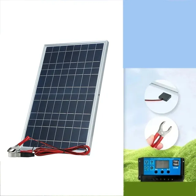 Kit panneaux solaires rechargeables portable pliable… – vue 6