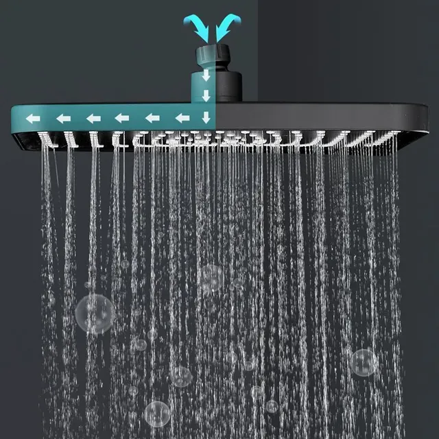 Pommeau de douche à effet pluie à grand débit – vue 2