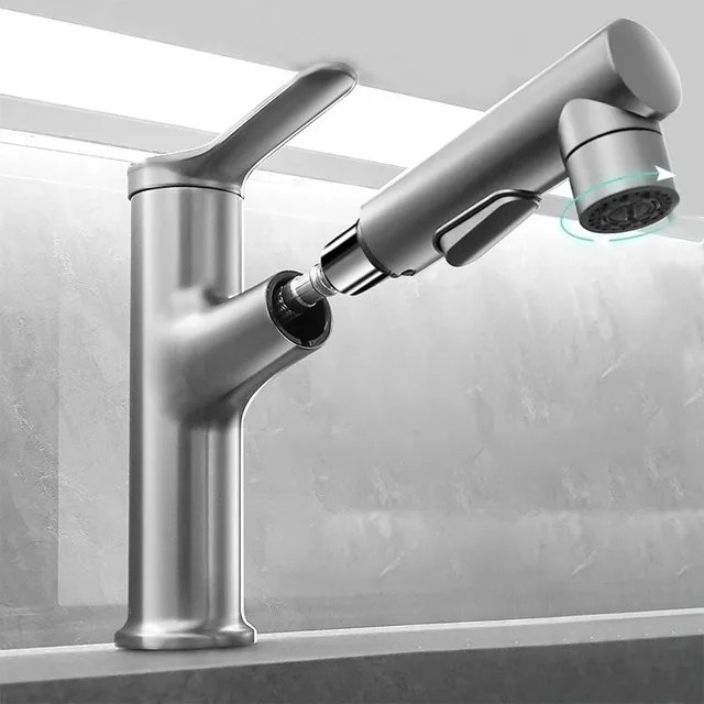 Mitigeur lavabo monocommande douchette extractible… – vue 5