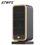 ATWelasticity-Chauffage électrique portable pour la maison, feuille chauffante en céramique PTC, chauffe-pieds et mains, 500W, 220V