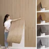 Panneaux muraux à grille texturée 3D – vue 1
