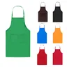Tablier uni pour femmes et hommes avec doubles poches – vue 2
