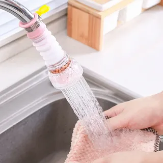 Extension de robinet rétractable avec réglage à 360°