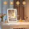 Miroir maquillage rechargeable typeC compact LED tactile… – vue 4