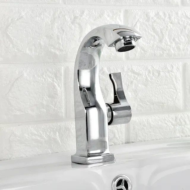 Robinet lavabo évier monolevier poignée alliage cuivre… – vue 2