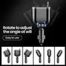 Elough chargeur de voiture rétractable 5 en 1 chargeur… – vue 3