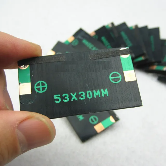 10 pièces/lot 53x30mm 5V 30mA panneau solaire Micro Mini… – vue 5