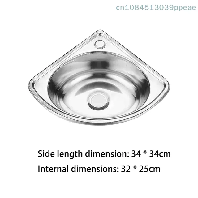 Évier de cuisine RV en acier inoxydable – vue 6
