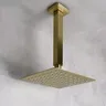 Bras de Douche Carré et Rond en Acier Inoxydable – vue 2