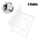 Trou d&rsquo;inspection du panneau d&rsquo;accès en PVC, 1 pièce, portes d&rsquo;accès, mur, plafond, couvercle de trappe blanc, Port d&rsquo;inspection universel en plastique de Type poussoir