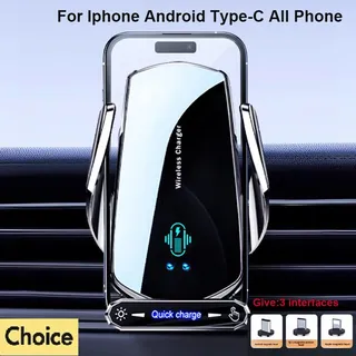 Chargeur sans fil voiture support smartphone induction serrage…