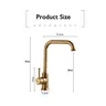 Mitigeur cuisine monocommande bronze antique laiton… – vue 5