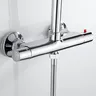 Mitigeur thermostatique douche mural laiton chromé… – vue 3