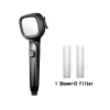 Pommeau de douche haute pression avec bouton marche/arrêt, pulvérisateur, économie d&rsquo;eau, buse de douche réglable, filtre pour HO4 modes