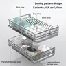 Kitchen Stainless Steel Storage Rack Slide Rails Cabinet… – vue 5