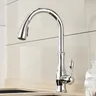 Robinets de cuisine argent poignée unique robinet de… – vue 6