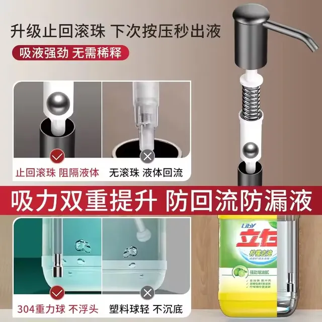Distributeur de savon liquide pour évier de cuisine – vue 4