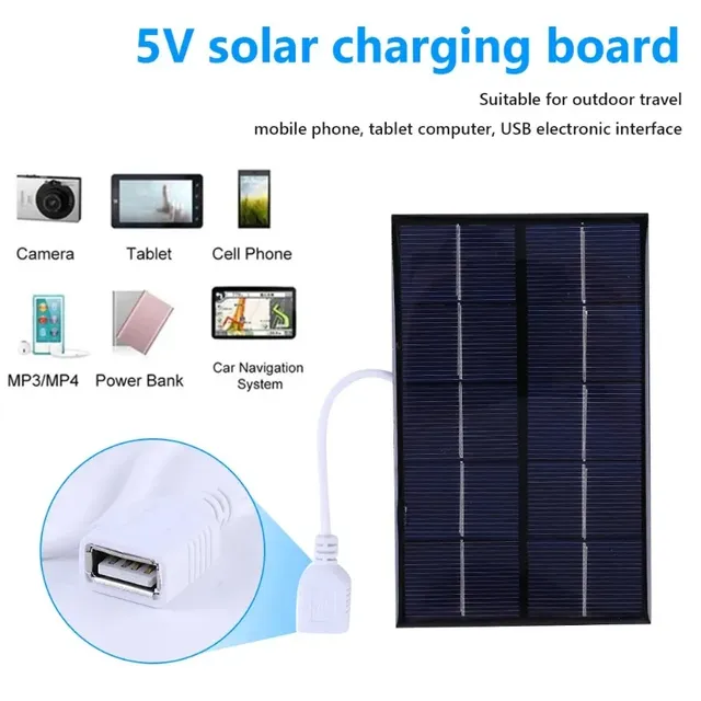 Panneau de charge solaire 5W 5V – vue 6