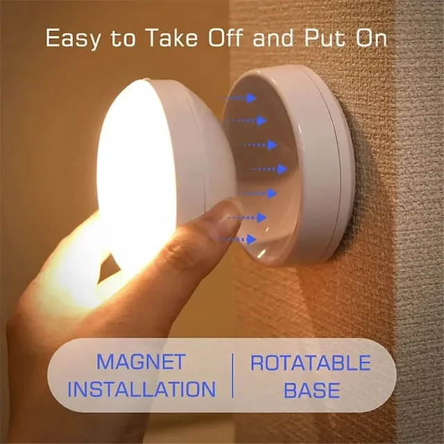 LED veilleuse USB charge intelligente Induction humaine… – vue 2