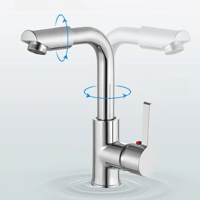 Robinet de salle de bain avec 360 ° Robinet d'eau monté… – vue 4