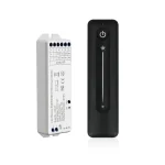 Variateur LED PWM sans fil, télécommande tactile, DC 12V 24V 6A, interrupteur de gradation réglable de la luminosité pour bande lumineuse LED monochrome