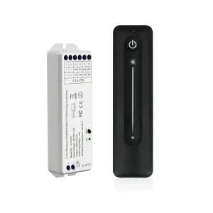 Variateur LED PWM sans fil, télécommande tactile, DC 12V 24V 6A, interrupteur de gradation réglable de la luminosité pour bande lumineuse LED monochrome Variateur LED PWM sans fil, télécommande tactile, DC 12V 24V 6A, interrupteur de gradation réglable de la luminosité pour bande lumineuse LED monochrome