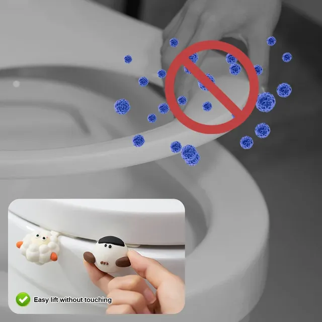 Élévateur siège toilette animalier motif mouton chien… – vue 6