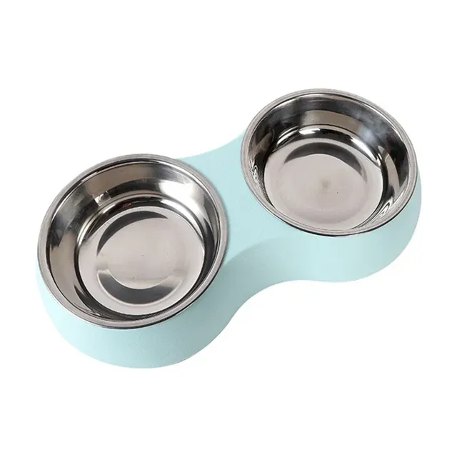 Double Filles en Acier Inoxydable pour Animaux de… – vue 4