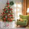 Ensemble de valises pour arbre de noël en plastique blanc – vue 5
