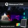 Projecteur solaire LED RVB extérieur multicolore étanche… – vue 5