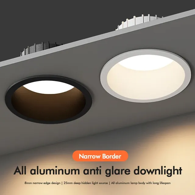 Dimmable LED Downlight 7W 12W 15W Anti-éblouissement LED… – vue 2