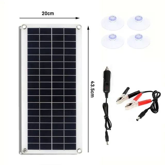 Panneau solaire monocristallin 50W 12V – vue 5