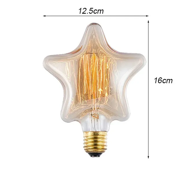 Ampoule Edison à Filament cinq étoiles – vue 2