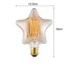 Ampoule Edison à Filament cinq étoiles – vue 2