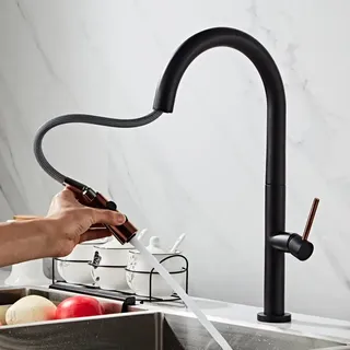 Robinet mitigeur d'évier de cuisine extractible