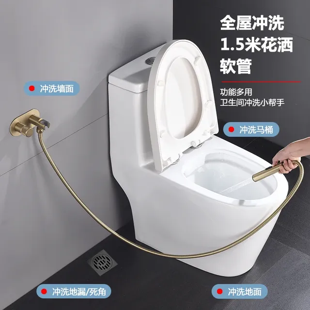 Robinet de Bidet en or Rose brossé – vue 5