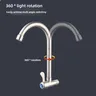 Robinet de cuisine en acier inoxydable – vue 3