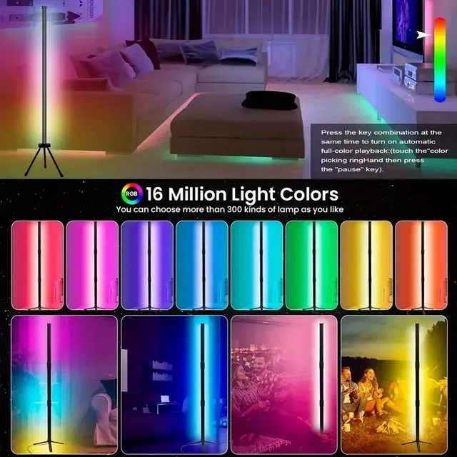 Éclairage Rgb lampe lumineuse sur pied photographique… – vue 5