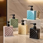 Distributeurs de savon liquide de 330ml, désinfectant pour les mains, hôtel, séjour à domicile, salle de bain, gel douche, shampoing, bouteille de lotion domestique en bouteille