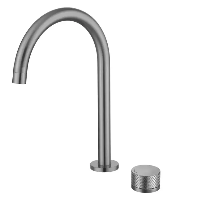 Robinet de lavabo en or brossé – vue 4