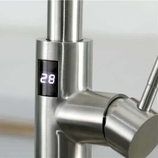Robinet d'évier de cuisine numérique tactile avec… – vue 3
