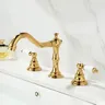 Mélangeur lavabo trois trous rétro classique bec haut… – vue 2