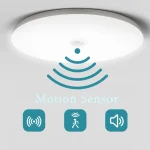 Détecteur de mouvement PIR LED plafonnier 110V 220V couloir chambre toilette lumière corps humain Induction